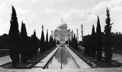 De Taj Mahal, Agra, India door Unbekannt
