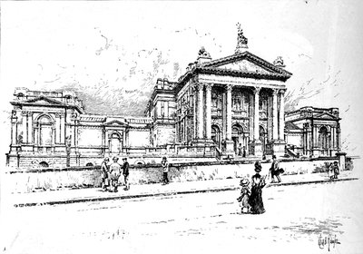De Tate Gallery National Gallery of British Art, 1906 door Unbekannt