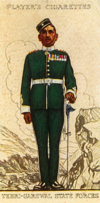 De Tehri-Garhwal Staatskrachten, 1936 door Unbekannt