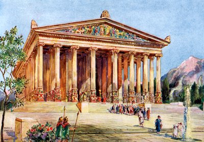 De Tempel van Artemis, Efeze, Turkije, 1933-1934 door Unbekannt