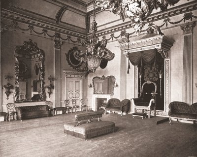 De Troonzaal, Dublin Castle, Dublin, Ierland, 1894 door Unbekannt