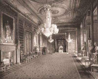 De troonzaal, Windsor Castle, Berkshire, 1894 door Unbekannt