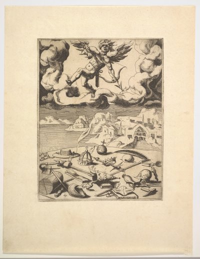 De Triomf van de Liefde uit De Triomfen van Petrarca door Unbekannt