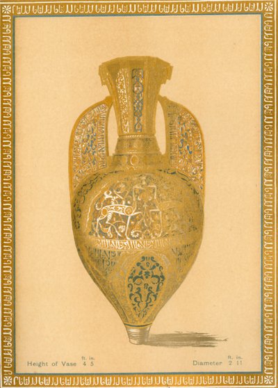 De vaas, 1907 door Unbekannt