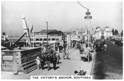 Het anker van de Victory, Southsea, 1937 door Unbekannt