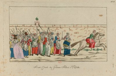 De Mars van de Vrouwen naar Versailles, 5 oktober 1789, 1789 door Unbekannt