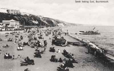 Het strand van Bournemouth, Dorset, ca. 1920s door Unbekannt