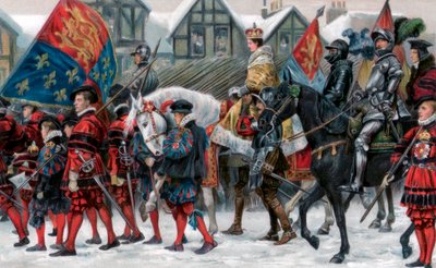 De kroning van Edward VI, 20 februari 1547, 1902 door Unbekannt