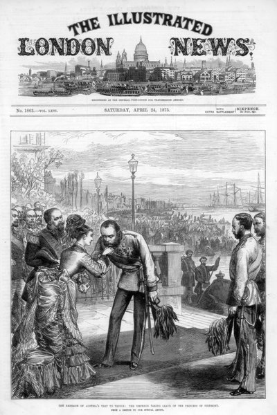 De omslag van The Illustrated London News, 24 april 1875 door Unbekannt