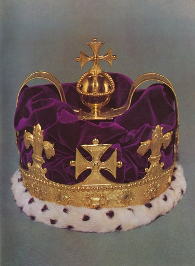 De kroon gemaakt voor de Prins van Wales in 1729, 1953 door Unbekannt