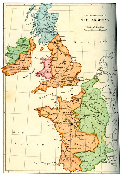 De heerschappijen van de Angevins, 1892 door Unbekannt