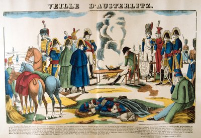 De vooravond van Austerlitz, 1 december 1805, 19e eeuw door Unbekannt