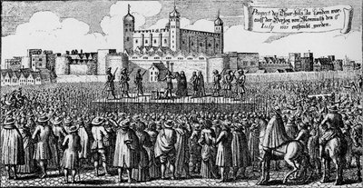 De executie van de hertog van Monmouth, Tower Hill, Londen, 15 juli 1685, 1903 door Unbekannt
