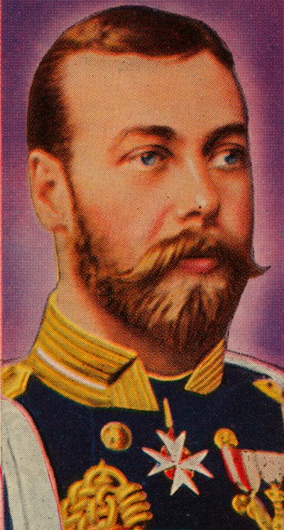 De toekomstige koning George V op zijn bruiloft, 1893 1935 door Unbekannt