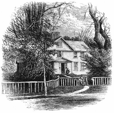 Het huis van Amos Benson Alcott 1799-1888, Concord, Massachusetts, 1875 door Unbekannt