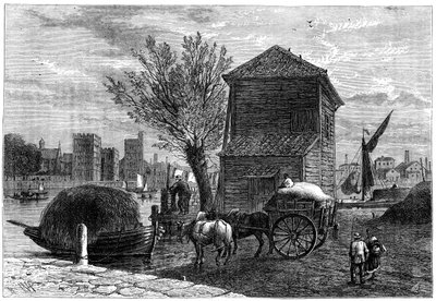 De oude Horseferry, Londen door Unbekannt