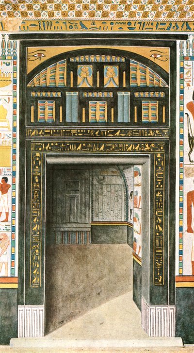 Het graf van Puimre, Thebe, Egypte, 1928 door Unbekannt