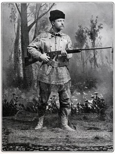 Theodore Roosevelt, Amerikaanse soldaat en politicus, ca. 1898 door Unbekannt