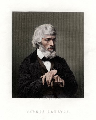 Thomas Carlyle, Schotse essayist, satiricus en historicus, midden-late 19e eeuw door Unbekannt