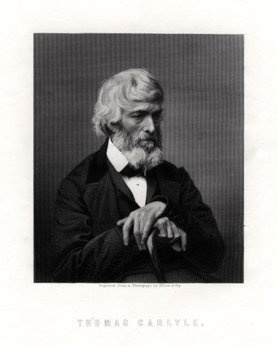 Thomas Carlyle, Schotse essayist, satiricus en historicus, midden-late 19e eeuw door Unbekannt