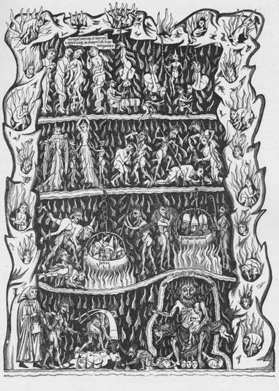 Kwellingen van de Hel, ca. 1185 door Unbekannt