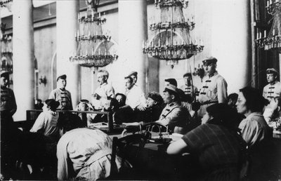 Proces van leiders van de Socialistisch-Revolutionaire Partij, Moskou, Rusland, augustus 1922 door Unbekannt