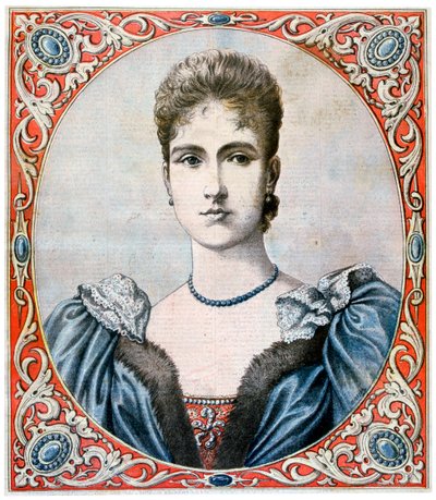 Tsarina Alexandra, keizerin-gemalin van Rusland, 1894 door Unbekannt
