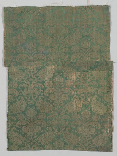 Twee Lengtes Textiel, 1500s door Unbekannt
