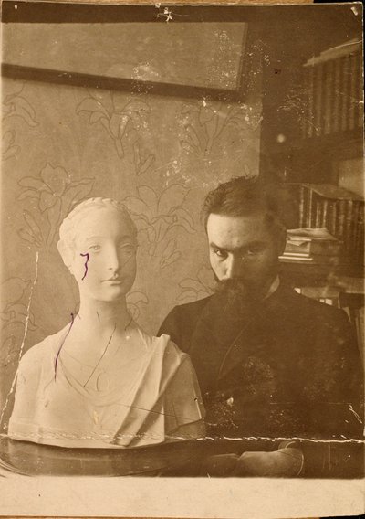 Valery Bryusov, Russische auteur en dichter, 1900s door Unbekannt