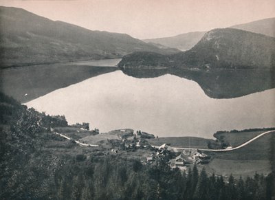Ved Haverstingstunnelen, Bergensbanen, 1914 door Unbekannt