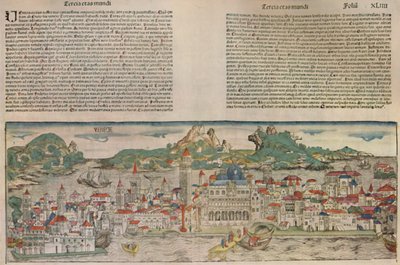Venetië in 1493, 1925 door Unbekannt
