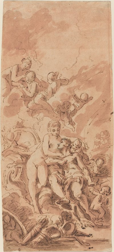 Venus bij de smidse van Vulcanus, 18e eeuw door Unbekannt