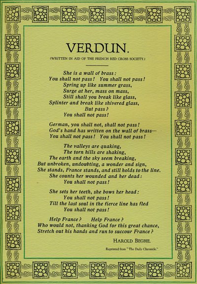 Verdun, 1916 door Unbekannt