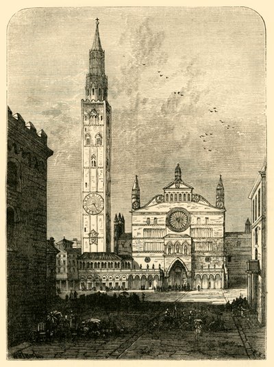 Uitzicht in Cremona, 1890 door Unbekannt