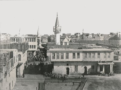 Gezicht op de oude stad, Suez, Egypte, 1895 door Unbekannt