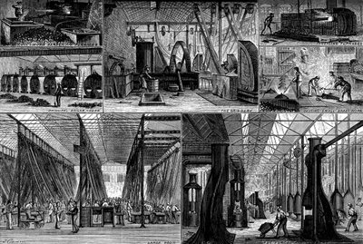Uitzichten in de Royal Small Arms Factory, Enfield, c1880 door Unbekannt