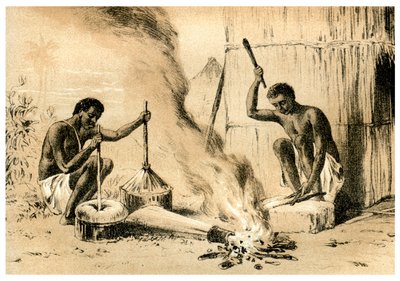 Dorpssmeden, 1883 door Unbekannt