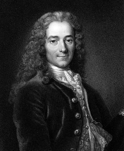 Voltaire, 18e-eeuwse Franse auteur, toneelschrijver, satiricus en letterkundige door Unbekannt