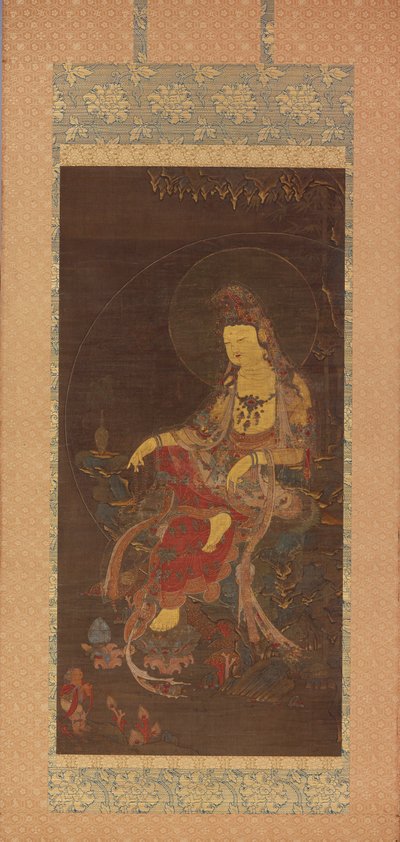 Water-Maan Avalokiteshvara Suwol Gwaneum bosal, midden 14e eeuw door Unbekannt