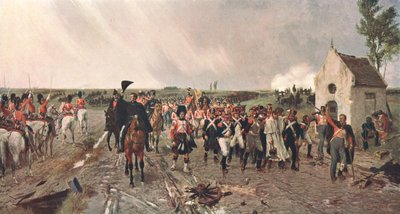 Wellingtons Mars van Quatre Bras naar Waterloo, 1815, ca. 1878, ca. 1902 door Unbekannt