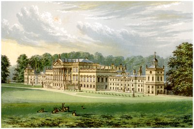 Wentworth Woodhouse, Yorkshire, huis van Graaf Fitzwilliam, c1880 door Unbekannt