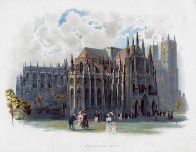 Westminster Abbey, Londen, eind 19e eeuw door Unbekannt