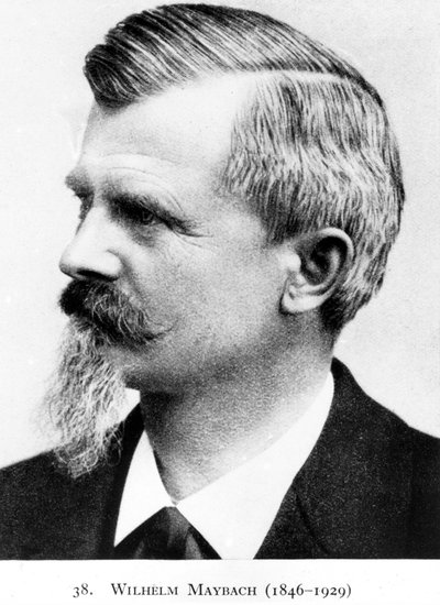 Wilhelm Maybach, Duitse uitvinder en autobouwer, ca. 1900 door Unbekannt
