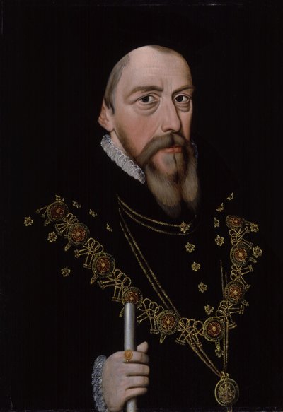 William Cecil, 1e Baron Burghley 1521-1598, na 1572 door Unbekannt