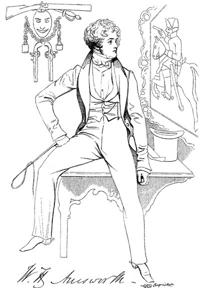 William Harrison Ainsworth, 1805-1882, Engelse historische romanschrijver, ca. 1835 door Unbekannt