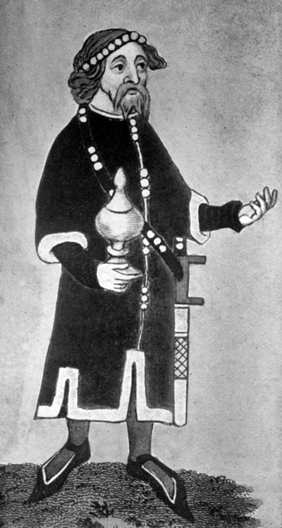 William de Albeneis, laat 14e eeuw, 1910 door Unbekannt
