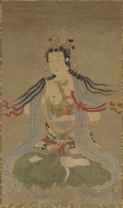 Wilgentak Guanyin, Ming-dynastie, 17e eeuw door Unbekannt