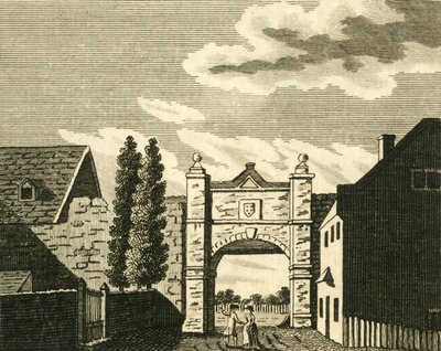 Wincheap Gate, in Canterbury, c1786 door Unbekannt