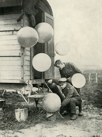 Wind- en weerberichten voor het Britse leger, 1919 door Unbekannt