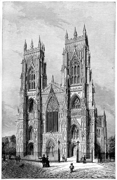 York Minster door Unbekannt
